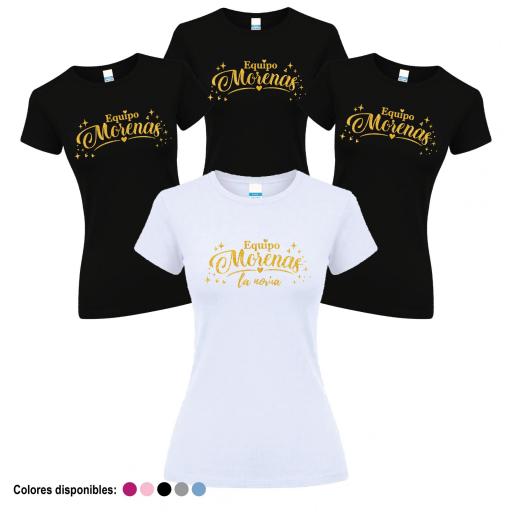 Camisetas Despedida Soltera Equipo de la Novia Con el Nombre de tu Grupo  ¡Desde 8€! [4]