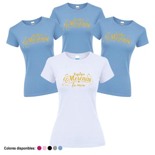 Camisetas Despedida Soltera Equipo de la Novia Con el Nombre de tu Grupo  ¡Desde 8€! [2]