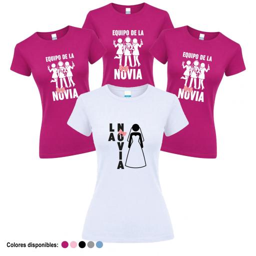 Camisetas Despedida Soltera Equipo de la Novia  ¡Desde 8€! [2]