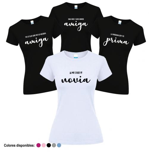 Camisetas Despedida Soltera Nombres con Frase ¡Desde 8€! [4]