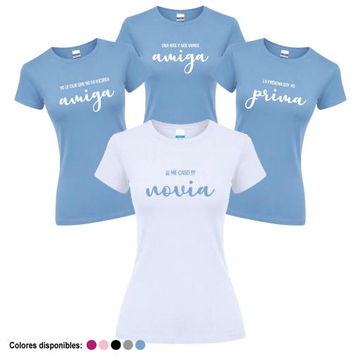 Camisetas Despedida Soltera Nombres con Frase ¡Desde 8€! [1]