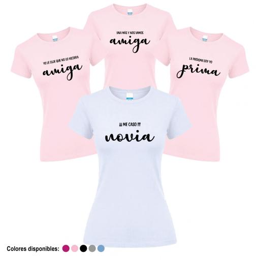 Camisetas Despedida Soltera Nombres con Frase ¡Desde 8€! [2]
