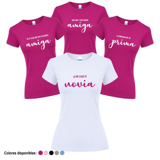 Camisetas Despedida Soltera Nombres con Frase ¡Desde 8€! [3]