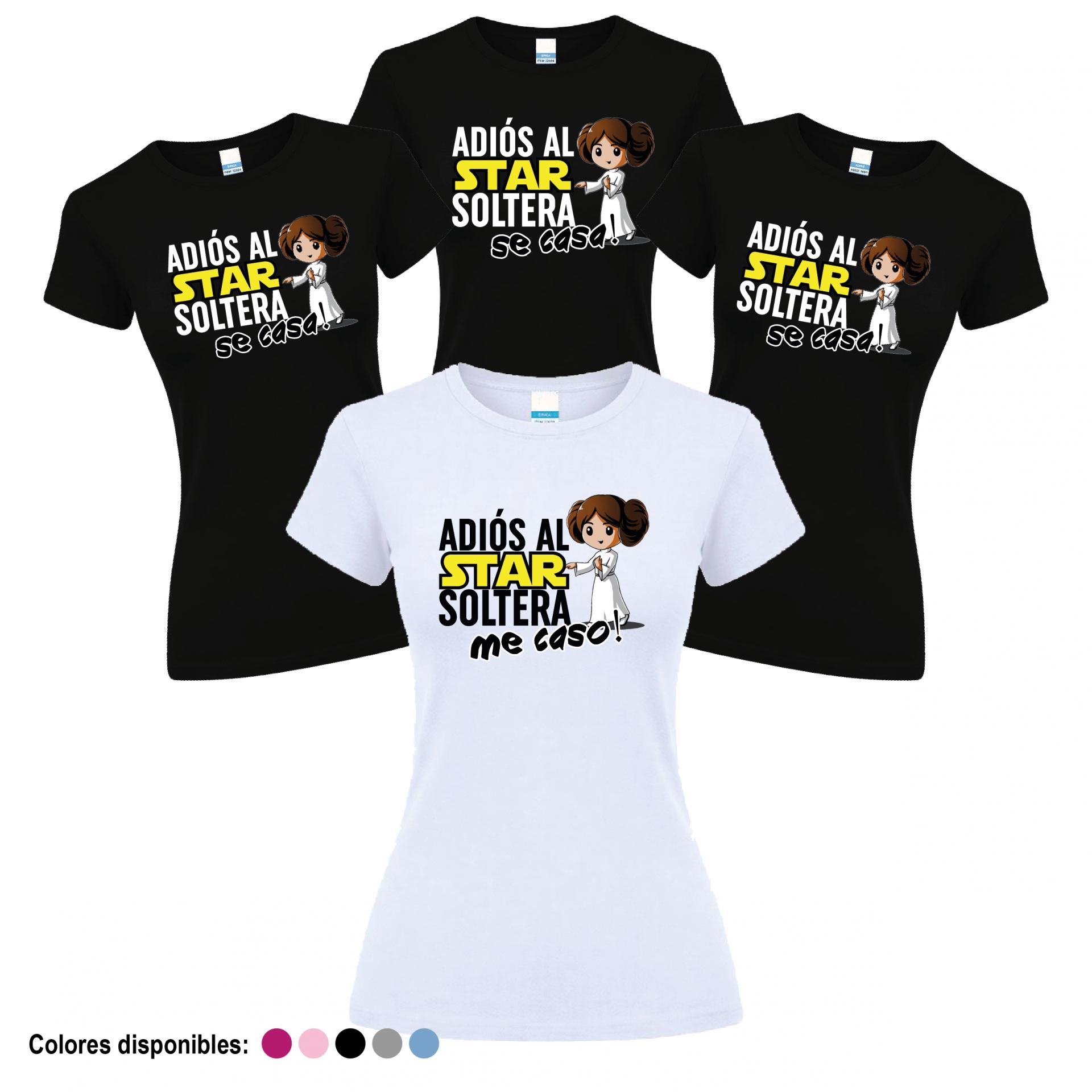 Camisetas Despedida Soltera Star Warss ¡Desde 8€!