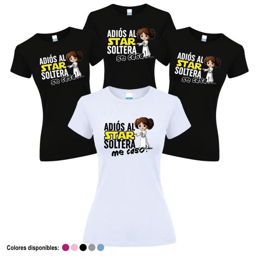 Camisetas Despedida Soltera Star Warss ¡Desde 8€!