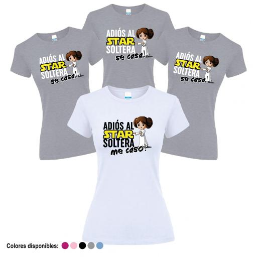 Camisetas Despedida Soltera Star Warss  ¡Desde 8€! [2]