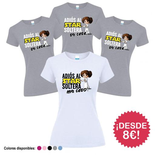 Camisetas Despedida Soltera Star Warss  ¡Desde 8€! [4]