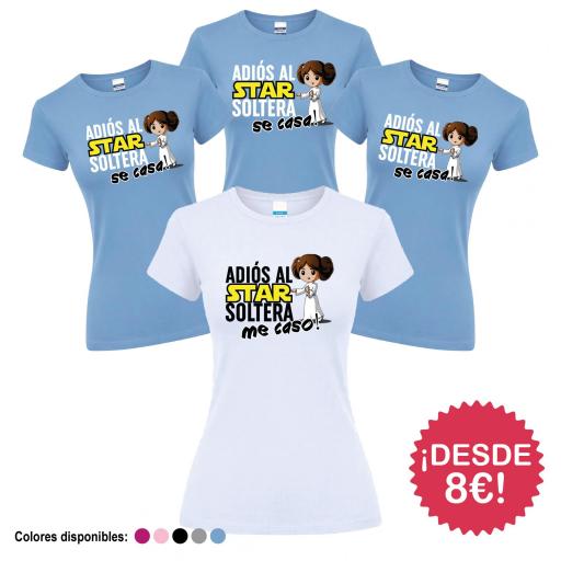 Camisetas Despedida Soltera Star Warss  ¡Desde 8€! [2]