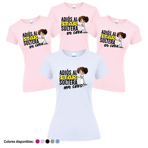 Camisetas Despedida Soltera Star Warss  ¡Desde 8€! [4]