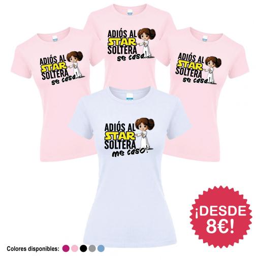Camisetas Despedida Soltera Star Warss  ¡Desde 8€! [3]
