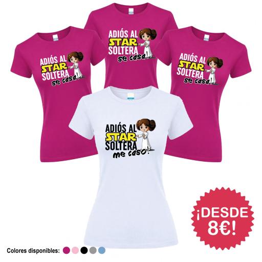 Camisetas Despedida Soltera Star Warss  ¡Desde 8€! [1]
