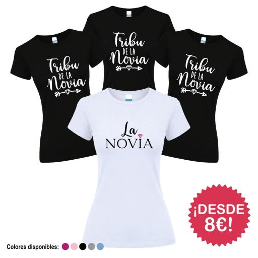 Camisetas Despedida Soltera  Tribu de la Novia ¡Desde 8€! [4]