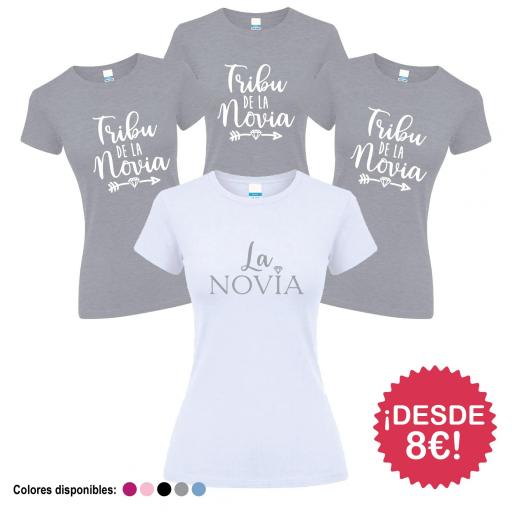 Camisetas Despedida Soltera  Tribu de la Novia ¡Desde 8€! [2]