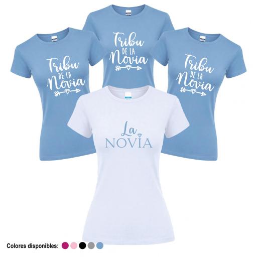 Camisetas Despedida Soltera Tribu de la Novia ¡Desde 8€!