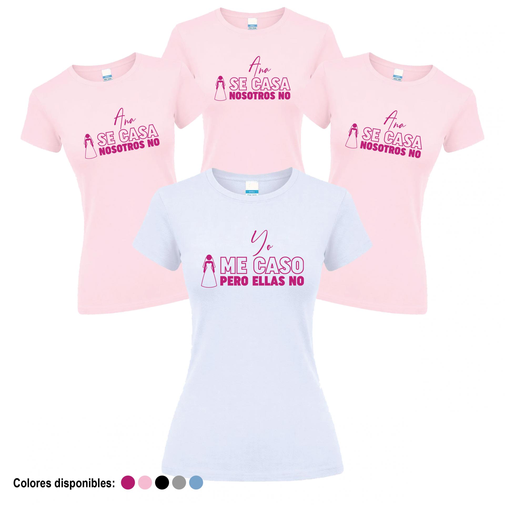 Camisetas Despedida Soltera Yo Me Caso Ellas No ¡Desde 8€!