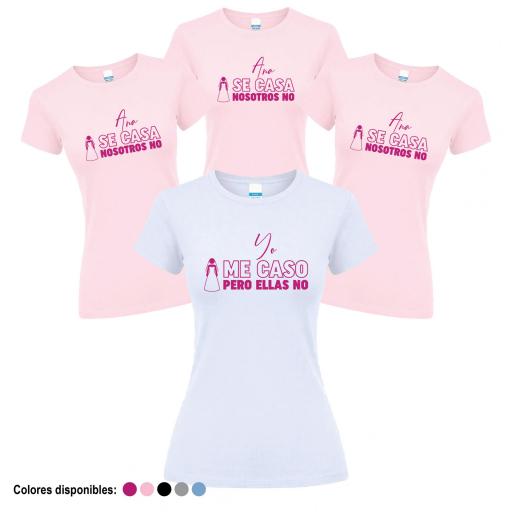 Camisetas Despedida Soltera Yo Me Caso Ellas No ¡Desde 8€!