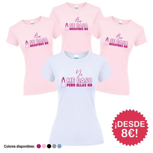 Camisetas Despedida Soltera Yo Me Caso Ellas No ¡Desde 8€! [2]