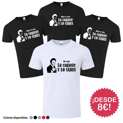 Camisetas Despedida de Soltero La Cagaste y lo Sabes ¡Desde 8€! [4]