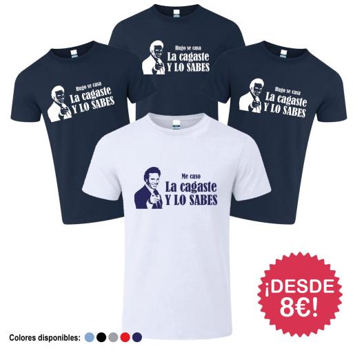 Camisetas Despedida de Soltero La Cagaste y lo Sabes ¡Desde 8€! [3]