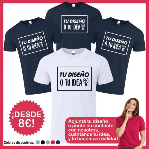 Camisetas Despedida de Soltero Personalizadas con tu diseño o cuéntanos tu idea ¡Desde 8€!