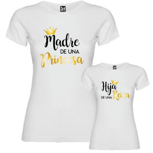 2 Camisetas Reina y Princesa (Madre e Hija) [0]