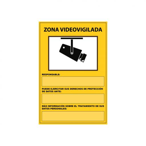 Cartel Cámaras de Seguridad