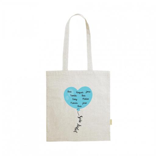 Bolso  Personalizado con Globo Corazon con Nombres de Alumnos Azul [0]