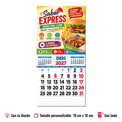 Almanaques con Imán para Nevera 10 cm x 20 cm 2027 [3]