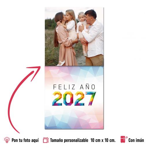 Pack Almanaques Personalizados con Imán para Nevera 20 cm x 10 cm 2027 [1]