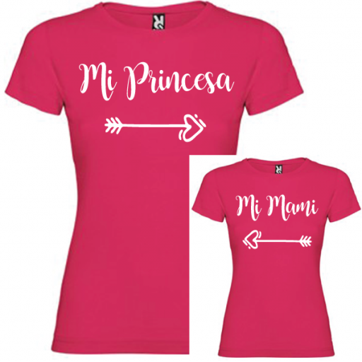 2 Camisetas Mi princesa, Mi mami [0]