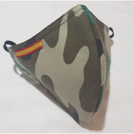 Mascarilla de la Legion con bandera de España [0]