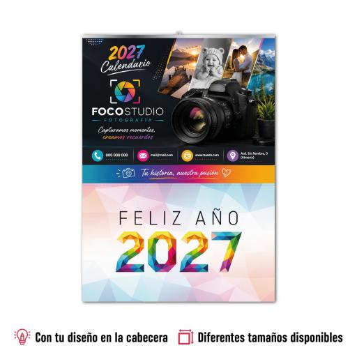Almanaques de Pared con Varilla 2027 - Mínimo 50 unidades [2]