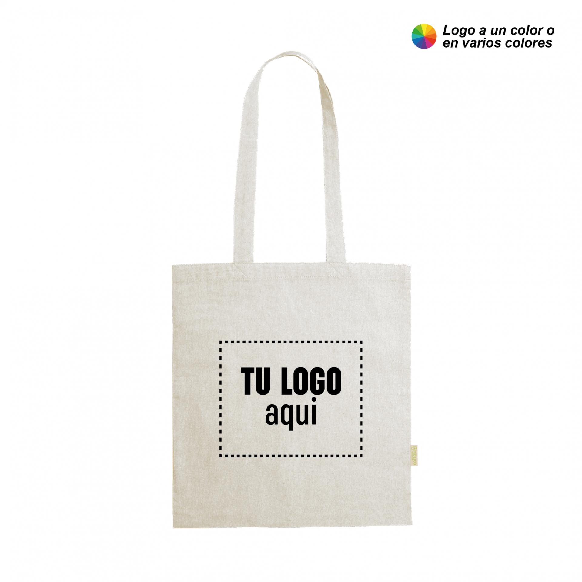 Pack 150 Bolsa Algodón Nature Personalizada con Logo