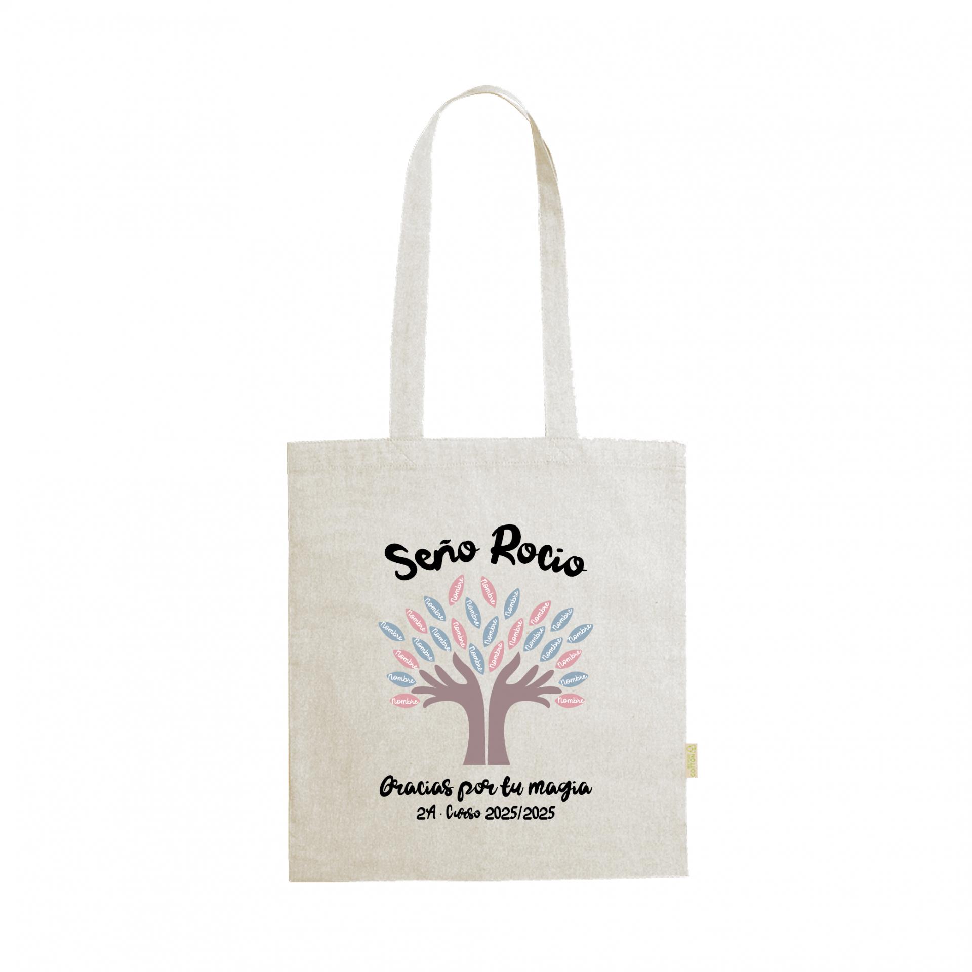 Bolso Personalizado Maestra o Maestro Dibujo con con nombre y curso