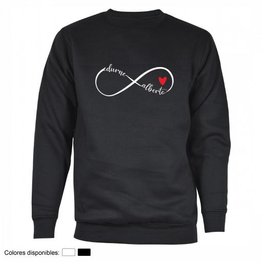 Sudadera Infinito con Nombre  [1]