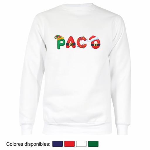 1 Sudadera Navidad Nombres Estilo Navideño 2