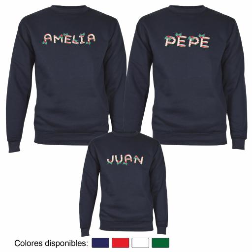 3 Sudaderas Navidad Nombres Estilo Navideño [1]