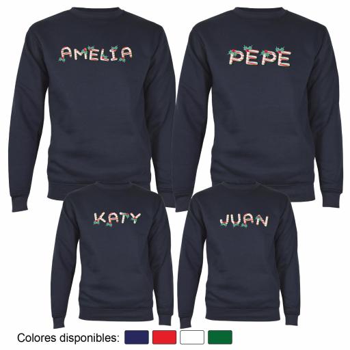 4 Sudaderas Navidad Nombres Estilo Navideño [1]