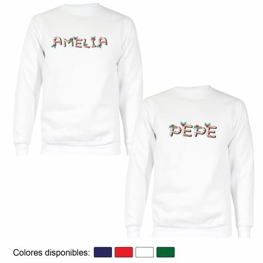 2 Sudaderas Navidad Nombres Estilo Navideño [3]