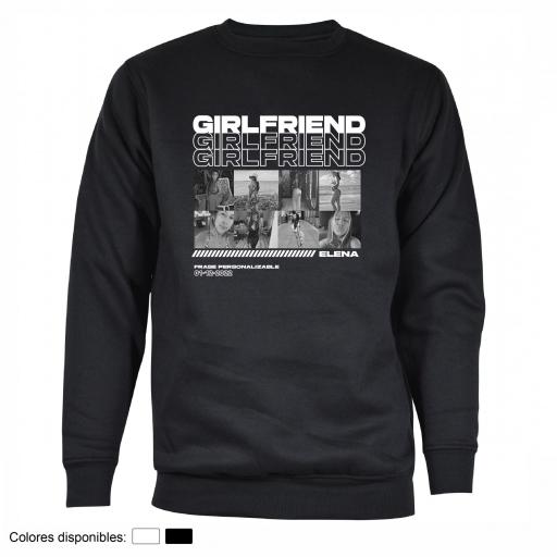 Sudadera Personalizada Fotos y Texto Novia o Novio [1]