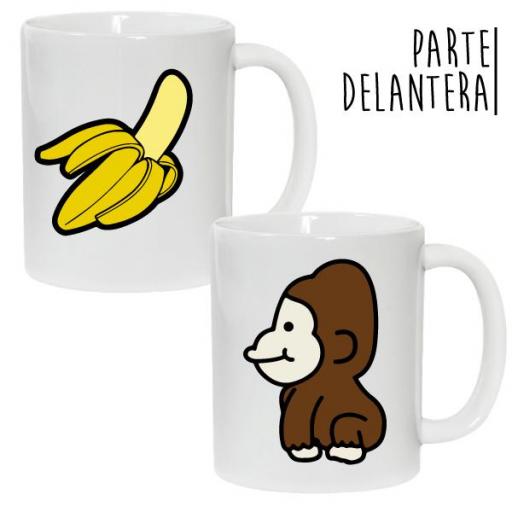 2 Tazas Plátano y Mono [1]