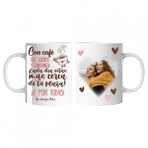 Taza personalizada frase para opositora [0]