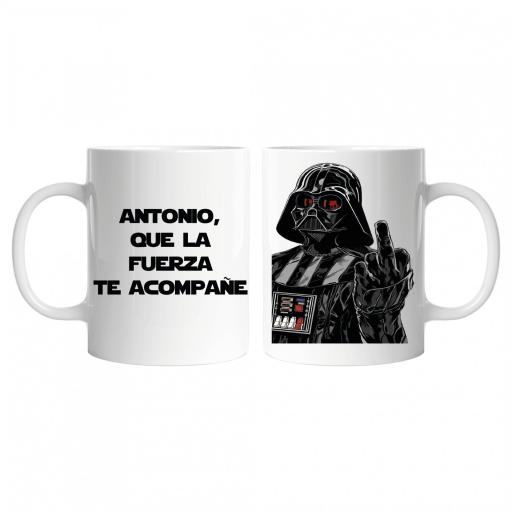 Taza personalizada que la suerte te acompañe [0]