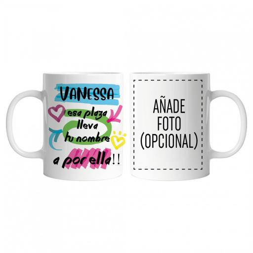 Taza plaza opositor personalizada con nombre [0]