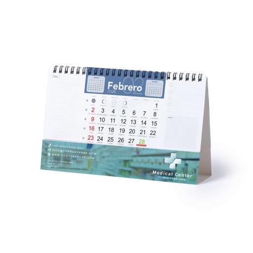 Almanaques de Mesa con Anillas 2026