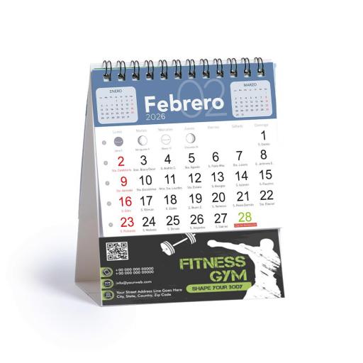 Almanaques de Mesa con Anillas Mini 10 cm 2026 [2]