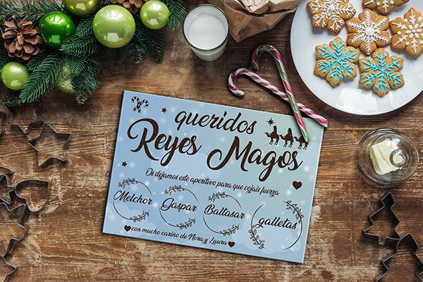 Bandeja Navidad Personalizable Reyes Magos 2