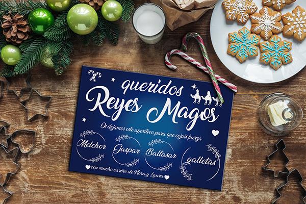 Bandeja Navidad Personalizable Reyes Magos 3