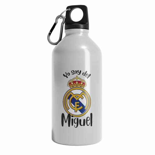 Botella agua personalizada con tu Equipo de Fútbol