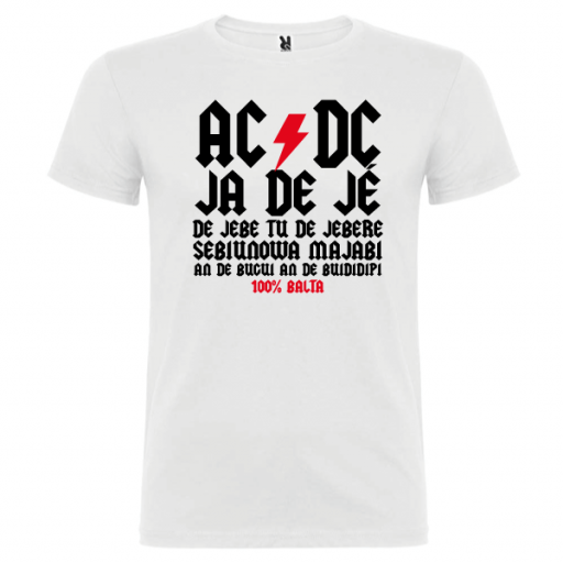 Camiseta AC DC Ja de je (Hombre/Mujer) [2]